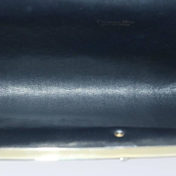 Christian Dior Trotter Canvas Clutch Bag Navy Auth 69251 - Picture 10 of 16